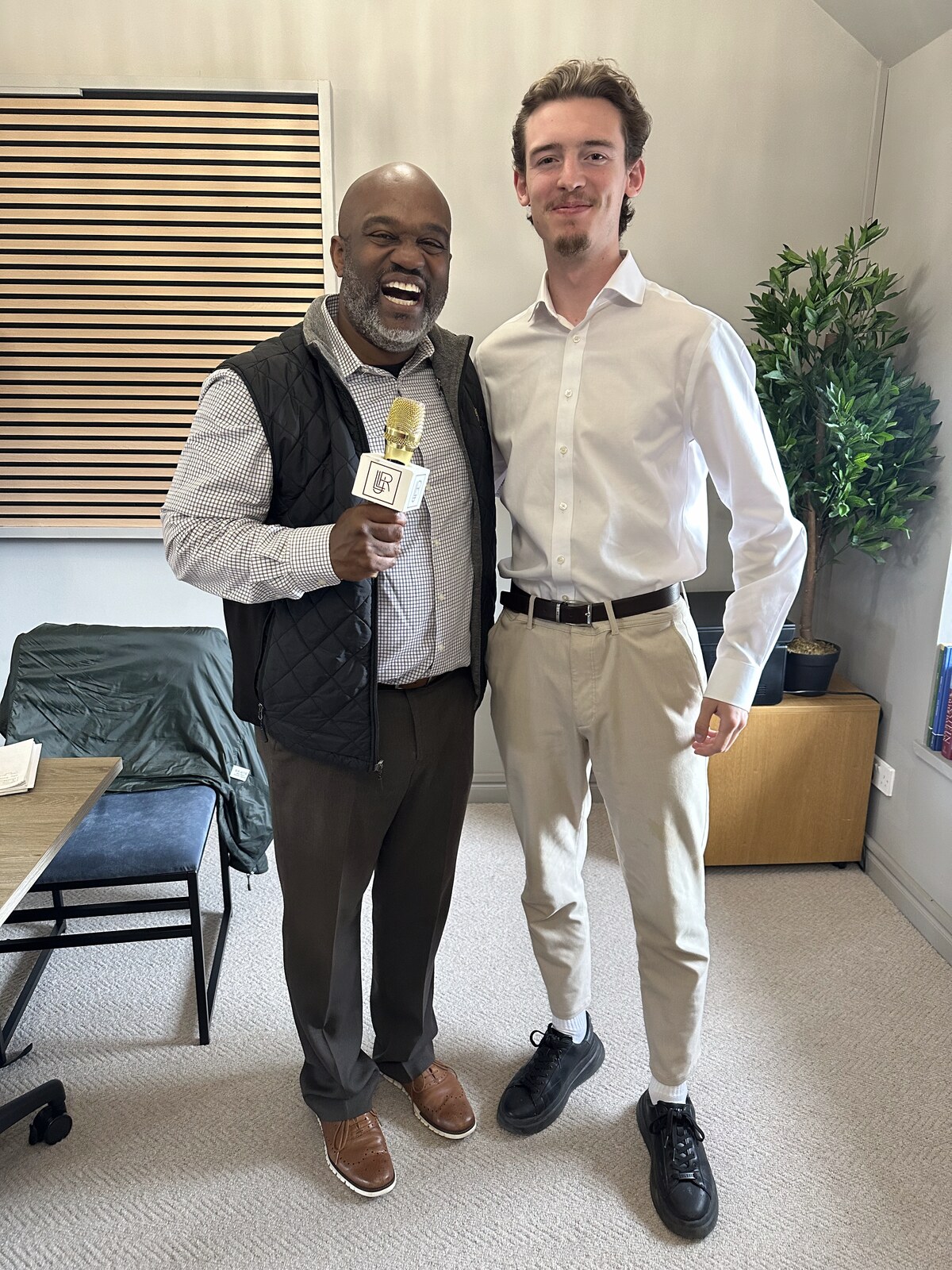 William Griffin with Larry Long Jr